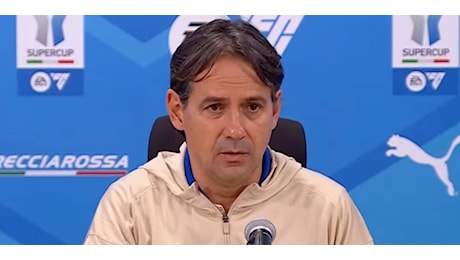 Inzaghi: “L’Inter vuole la Supercoppa. Atalanta? I precedenti non…”