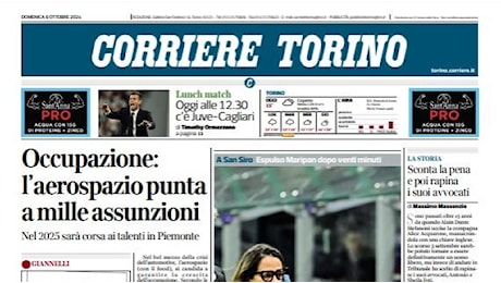 Il Corriere di Torino dopo il ko contro l'Inter: Il Toro cade e trema per Zapata