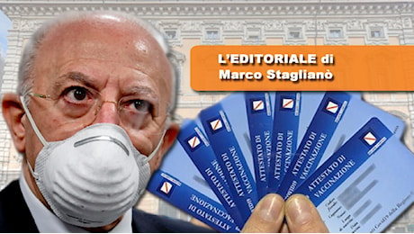 Covid card, la sublimazione del deluchismo