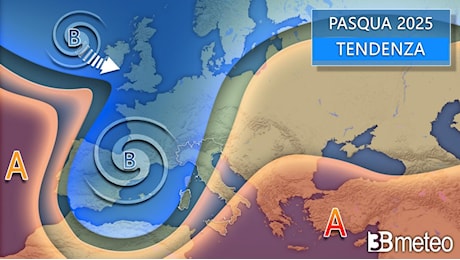 Meteo. Weekend di Pasqua e Pasquetta, nuova perturbazione in arrivo. Tornano piogge e rovesci, la tendenza