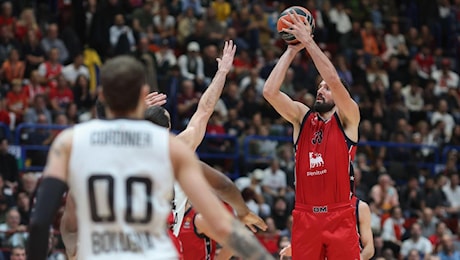 Basket, Eurolega: Mirotic e Causeur fanno la voce grossa. Il derby di coppa tra Milano e Bologna è dell'Olimpia