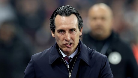 Riecco Emery: La Juve è come il Real, all'Aston Villa va bene anche un pareggio