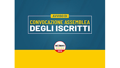 Avviso di convocazione dell’Assemblea degli iscritti