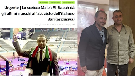 SSC Bari, l’incontro segreto tra De Laurentiis e lo sceicco Malek Al-Sabah. La trattativa accelera