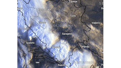 Meteo estremo in Bosnia Erzegovina. Alluvione estrema. Ecco perché il versante Adriatico italiano è restato immune