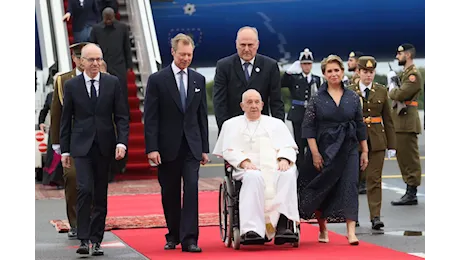 Il Papa è arrivato a Lussemburgo