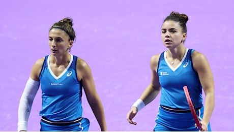 Errani/Paolini-Dabrowski/Routliffe diretta live: risultato, aggiornamenti in tempo reale doppio WTA Finals 2024