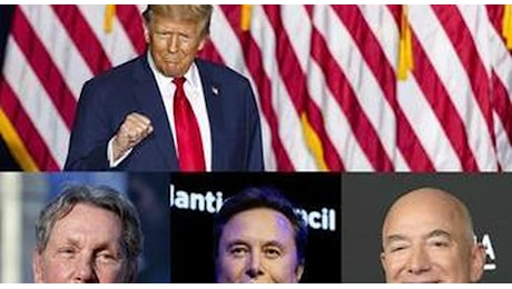 Trump, dopo la vittoria inizia l’età dell’oro per le big tech: da Bezos a Ellison e Gates, affari per 64 miliardi in 24 ore