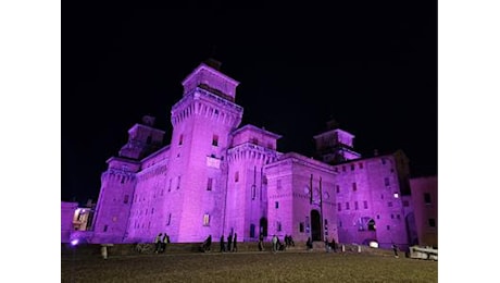 Giornata Mondiale dell’Alzheimer, il Castello Estense si colora di viola