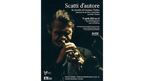Torino: Scatti d’autore. Dal 22 aprile al 5 maggio mostra in ricordo di Luciano Viotto attraverso le sue foto a Chet Baker nel 1988