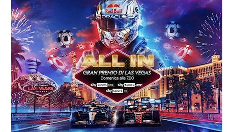 Formula 1, orari GP Las Vegas 2024 in Usa: dove vedere la F1 in tv