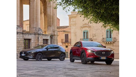 In Sicilia per conoscere le sorelle giapponesi Mazda3 e Cx-30