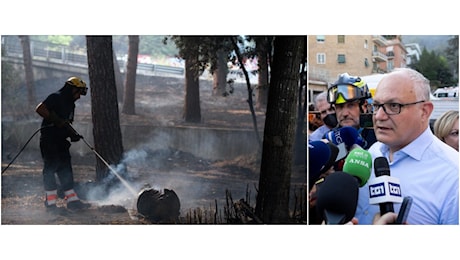 L'incendio a Monte Mario e il degrado di Roma: il caso diventa nazionale. Gasparri evoca il modello Caivano