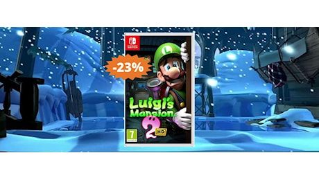 Luigi's Mansion 2 HD: sconto IMPERDIBILE del 23%