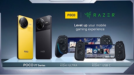 POCO F7 Pro e Razer Kishi V2 Pro rivoluzionano il gioco su mobile