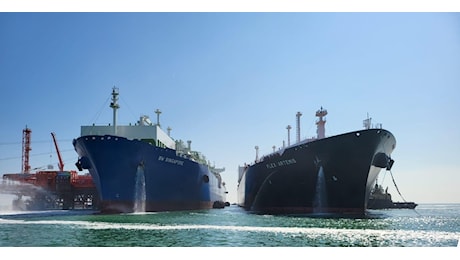 Arrivata la prima nave Lng tanker al nuovo rigassificatore di Ravenna