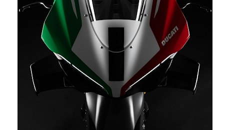 Ducati Panigale V4 Tricolore: un omaggio al Made in Italy