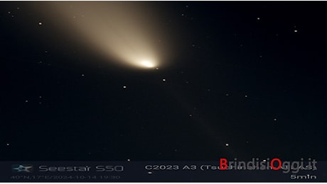 La NASA di Brindisi fotografa la cometa del secolo