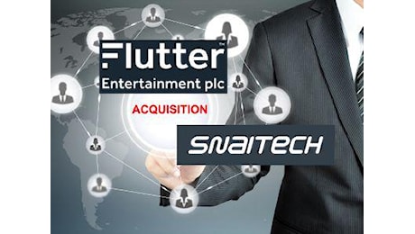 Trattativa conclusa, Flutter acquisisce Snaitech per 2,3 miliardi di euro: i dettagli