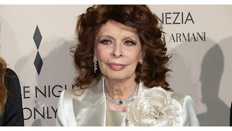 Sophia Loren: «Non penso alla pensione ma al mio prossimo film»