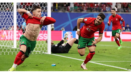 Euro 2024: Portogallo-Repubblica Ceca 2-1, Conceiçao entra e la decide al 92'