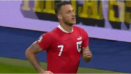 Arnautovic ne fa due con l'Austria, Baumgartner e Trauner in coro: Ha qualità incredibili, è eccezionale