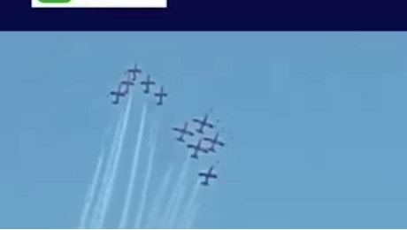 Il video dell'incidente della Frecce tricolori a Pantelleria