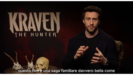 Aaron Taylor Johnson per “Kraven”: «Un dramma con Russell Crowe»