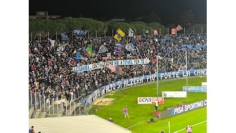 Pisa-Catanzaro 0-0: nerazzurri fermati all'Arena