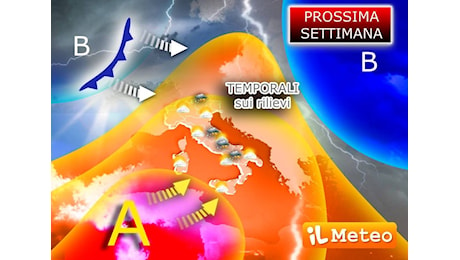 Meteo: Prossima Settimana, nuova esplosione dell'Anticiclone africano Caronte, ma ci saranno anche insidie