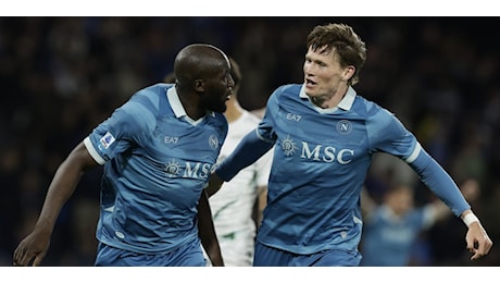 McTominay show, Lukaku gol: Napoli batte Empoli, Conte a -3 dall'Inter