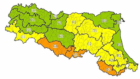 Emilia Romagna: pioggia mista neve e venti di burrasca, nuova allerta meteo in regione