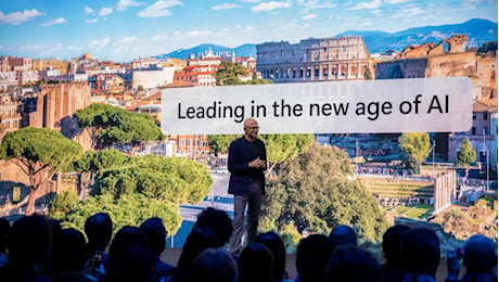 Satya Nadella: “L’IA sarà il nostro angelo custode: renderà il lavoro meno faticoso. Microsoft continuerà a investire in OpenAI”