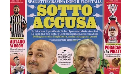 Le carte di oggi - Spalletti e Gravina rifiutano le dimissioni dopo la debacle di EURO 2024, Douglas Luiz firma per la Juve