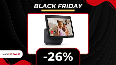 Uno dei migliori e più grandi Echo sotto i 200€ grazie al Black Friday