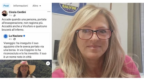 Scippo a Viareggio, il post sull’omicidio della Cerdini (Lega): Accade quando c’è esasperazione, Blasi e Furfaro (Pd): rappresentanti incitano a giustizia fai-da-te