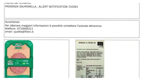 Salmonella e listeria, richiamati lotti di salumi e hambuger