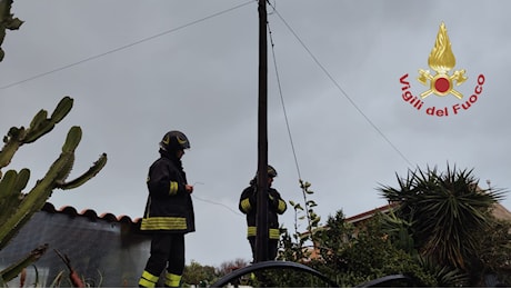 Maltempo in Sardegna: boom di chiamate ai Vigili del Fuoco