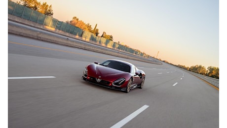 Alfa Romeo 33 Stradale, i collaudi (in casa Audi) per testale per prestazioni massime [VIDEO]