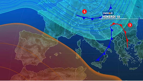 Meteo: da venerdì 10 svolta gelida! Affondo artico e crollo termico