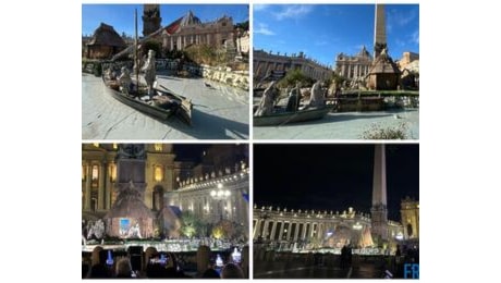 Il presepe di Grado conquista piazza San Pietro