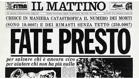 23 novembre 1980 – 23 novembre 2024. Per non dimenticare…