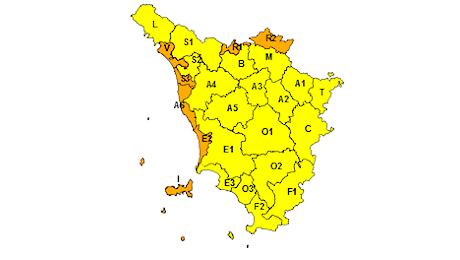 Vento e mareggiate, allerta arancione estesa a venerdì 22 novembre - Toscana Notizie