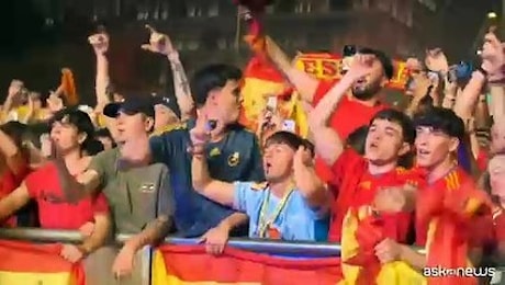 La Spagna è campione d'Europa: festa per le furie rosse a Madrid