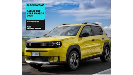 Fiat Grande Panda vince il “Carwow Car of the Year Award 2025”