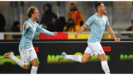 Lecce-Lazio 1-2, le pagelle: Marusic mattatore (7), Castellanos assatanato (7,5), Tavares spento (5)