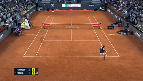Fognini mette due colpi da maestro, ma poi si arrende: gli highlights