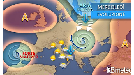 Meteo mercoledì, cieli in prevalenza sereni