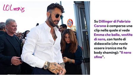 Fabrizio Corona, body shaming su Emma Marrone: «Il nero sfina». La risposta della cantante è epica