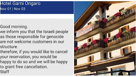 Dolomiti, hotel rifiuta turisti israeliani: Siete responsabili di genocidio, non siete i benvenuti